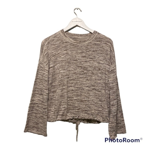 aerie Sweaters - Aerie Earthy around Neck Knit Long sleeve drawcord waist sweater | XS